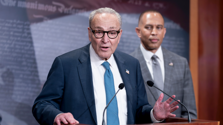 Schumer requests meeting with Trump ‘any time, any place’ as Democrat stalemate drags on